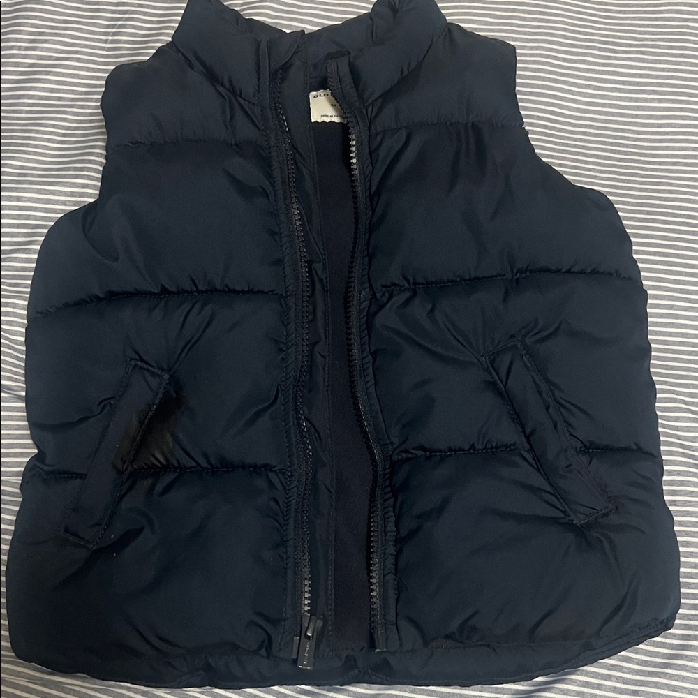 Old Navy Dark Blue Puffer Vest for Kids